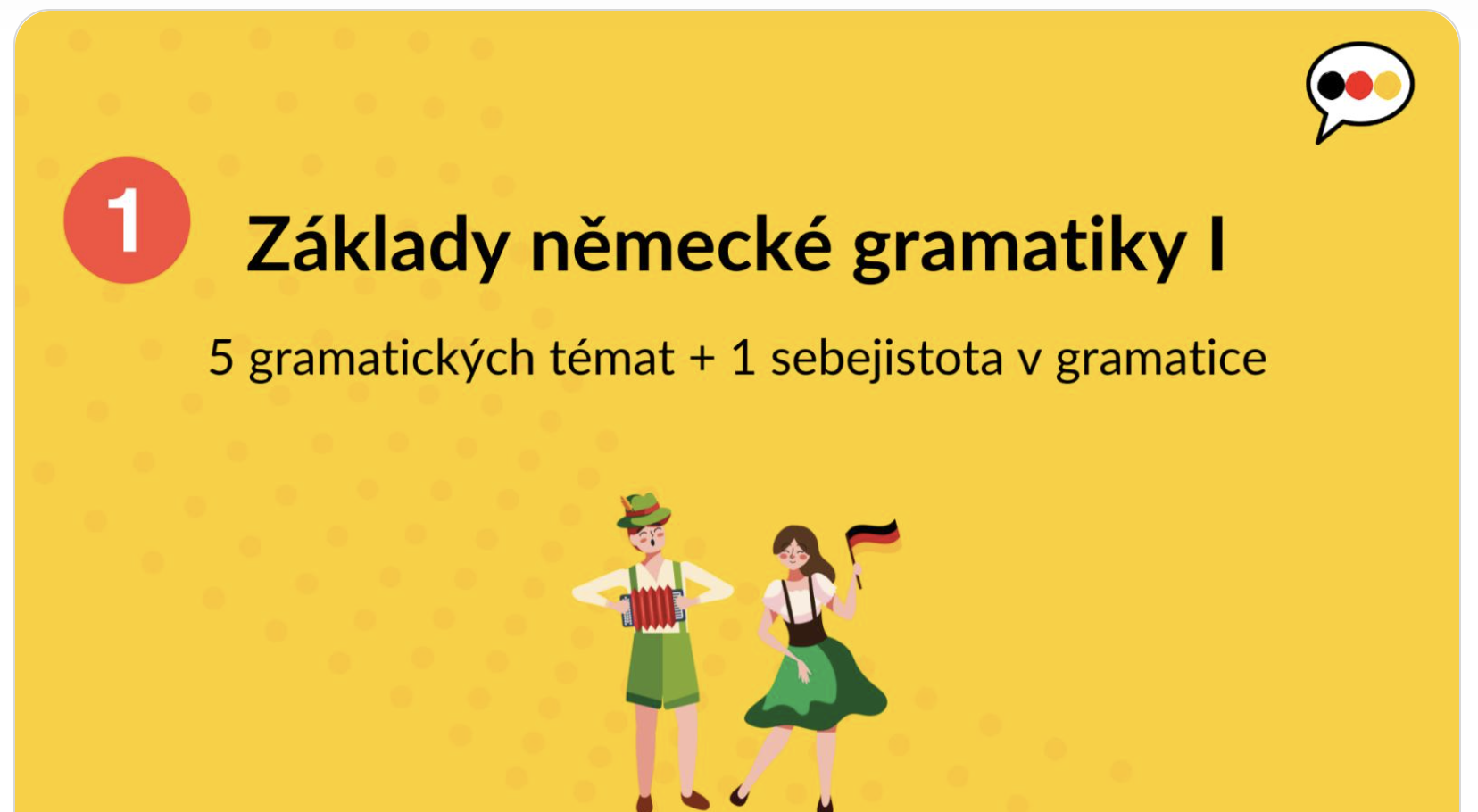 Základy německé gramatiky I videokurz